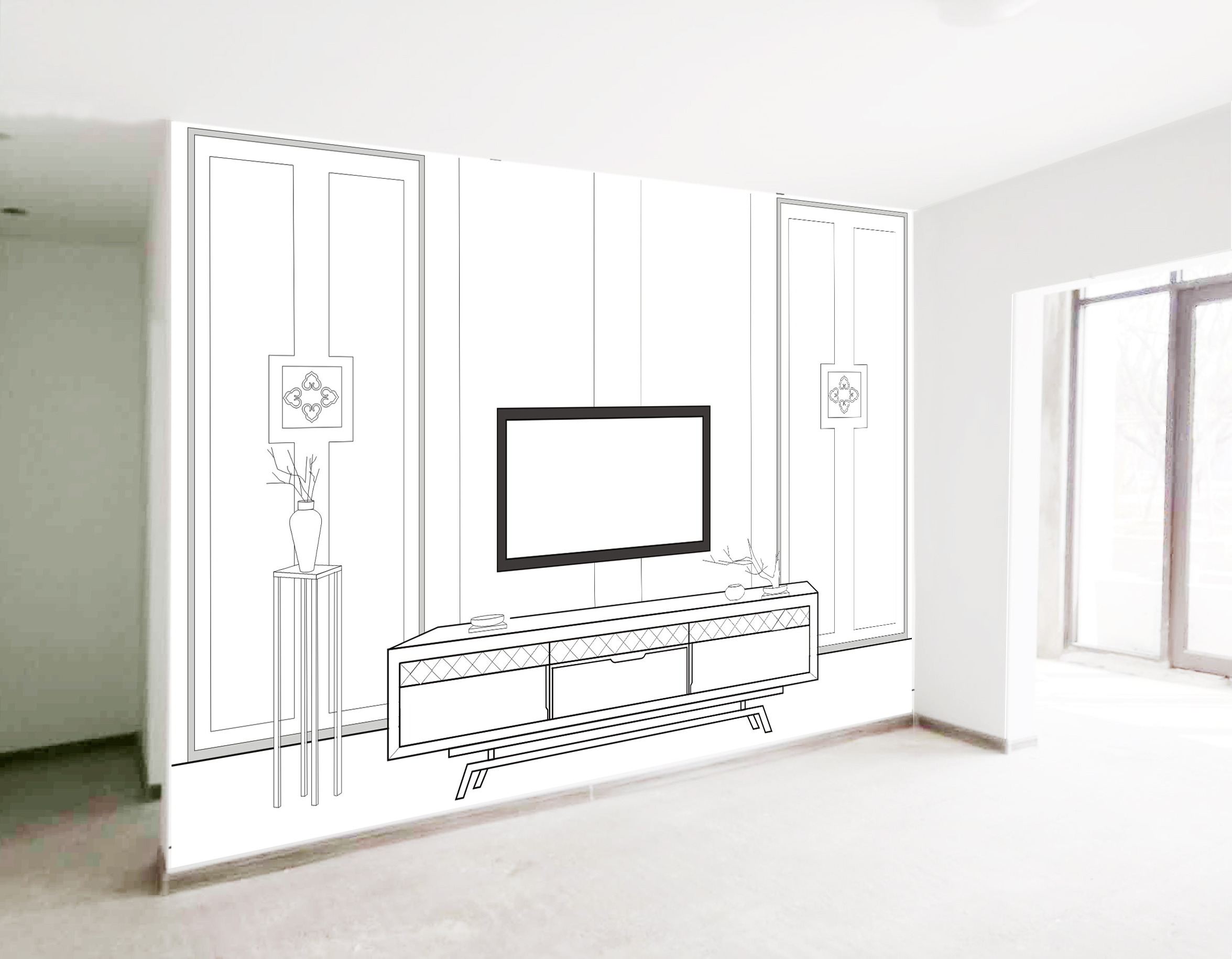 【樣板間彩繪項(xiàng)目案例】——平頂山郟縣 房地產(chǎn)