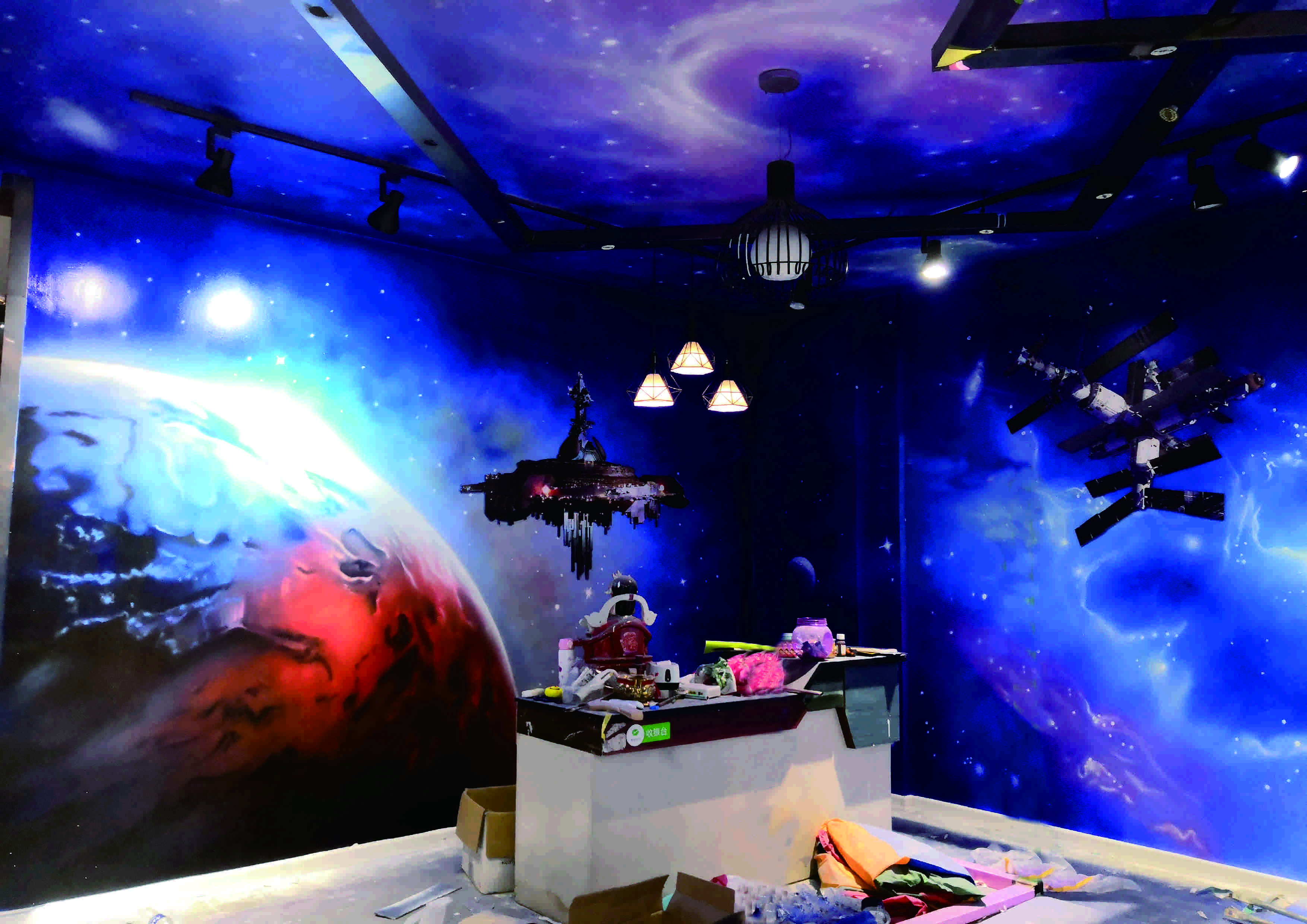 【宇宙星空彩繪項(xiàng)目案例】——洛陽(yáng)恒大童星教育