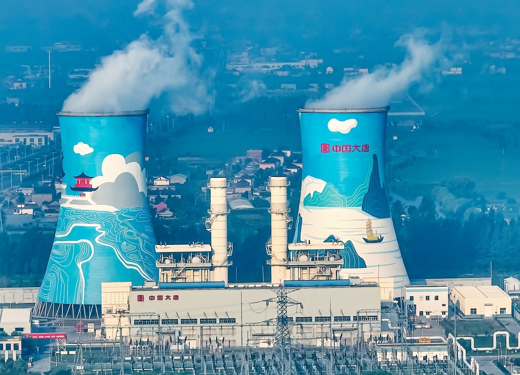 【冷卻塔彩繪項(xiàng)目案例】——泰州大唐冷卻塔